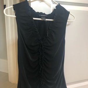 Express ruffled tank top